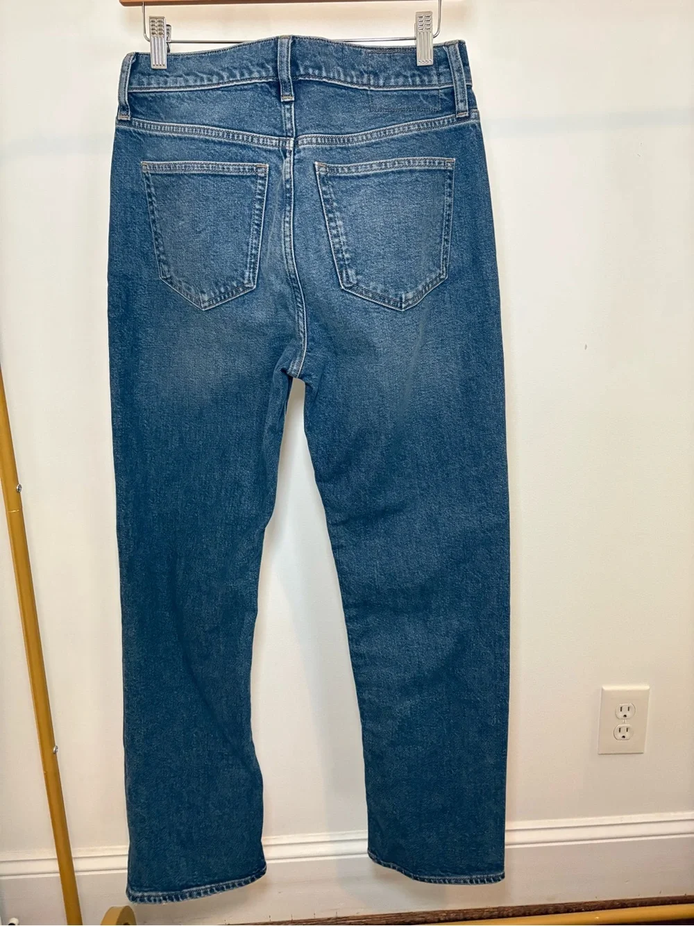 J. Crew Nipped Straight High Rise Semi Stretch 27